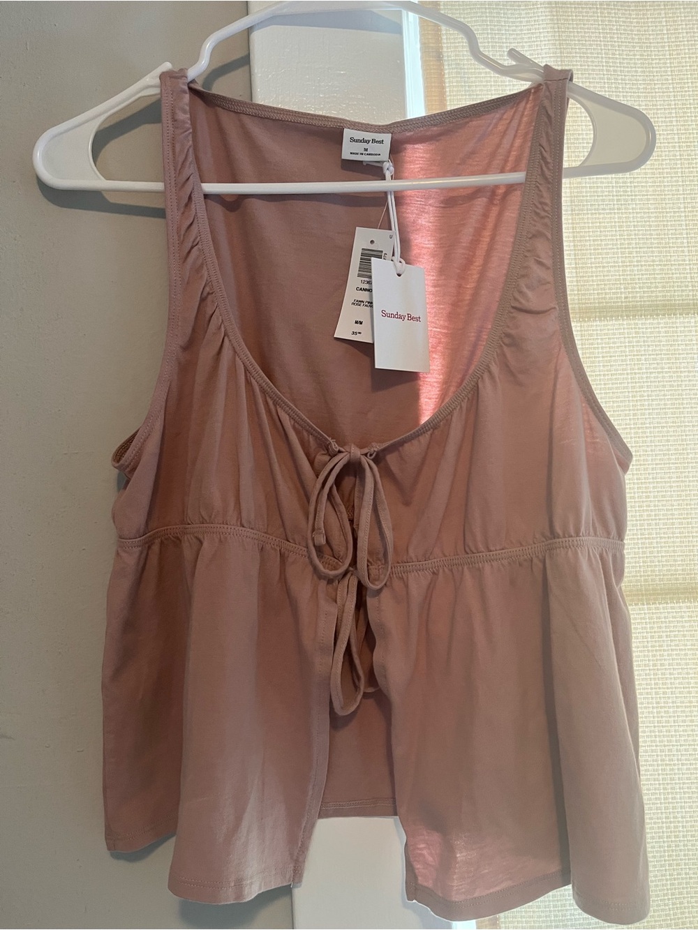 Sunday Best Women's Rose Tie-Front Camisole